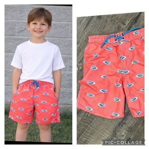 NWOT Jr. Swim trunks with rash guard